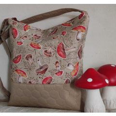 Gomba mintás őszi oldaltáska válltáska