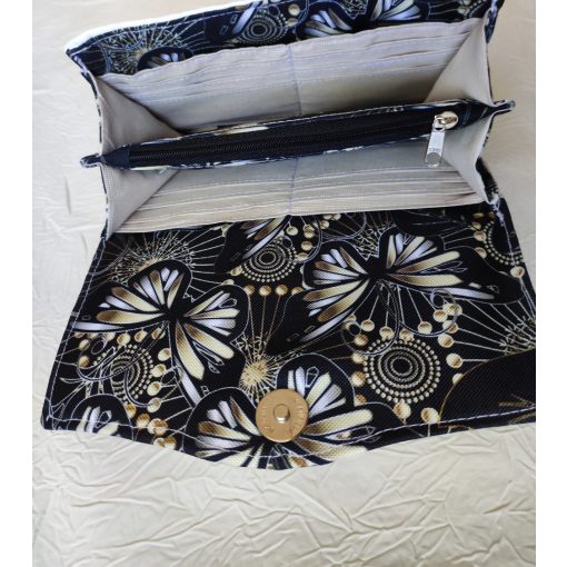 Pillangós sokzsebes pénztárca 