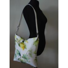 Citrommintás vízlepergető vászontáska válltáska oldaltáska