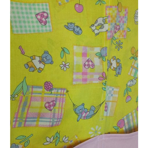 Mintás vászon ovis zsák, macis