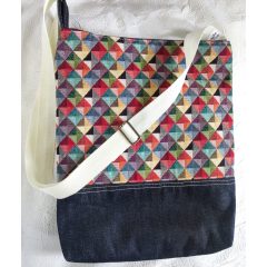 Mozaik mintás női táska